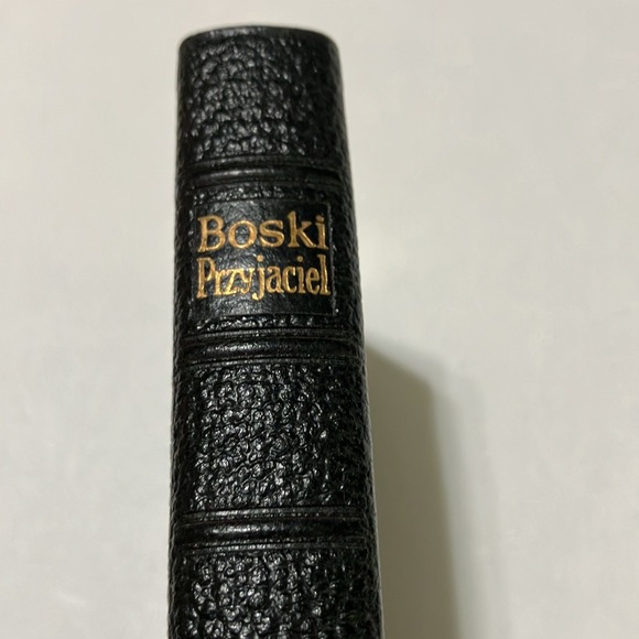 Boski Przyjaciel Vintage Polish Catholic Prayer Book Genuine Leather - Picture 4 of 16